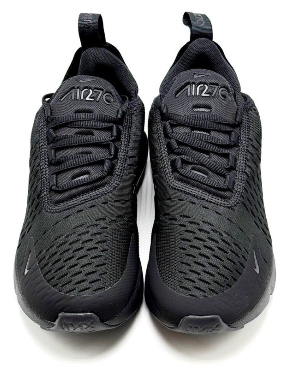 Nike Air Max 270 Black Performance Sneakers 7Y unisex